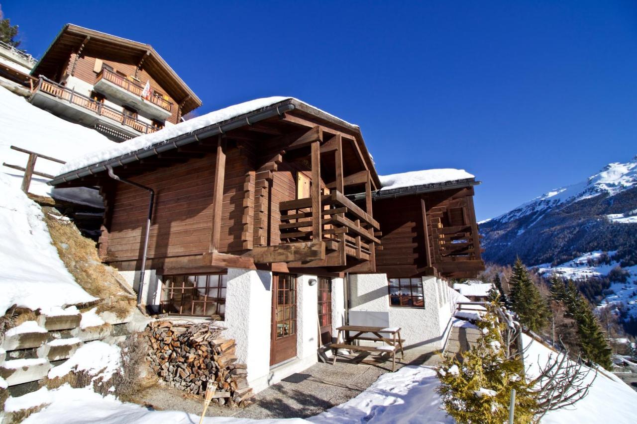 Chalet Abraxas With Astonishing View - Grimentz Villa Bagian luar foto
