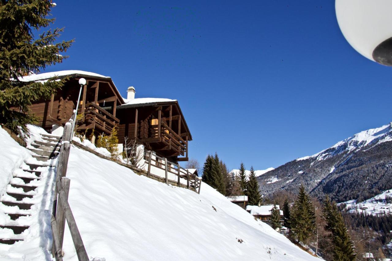 Chalet Abraxas With Astonishing View - Grimentz Villa Bagian luar foto