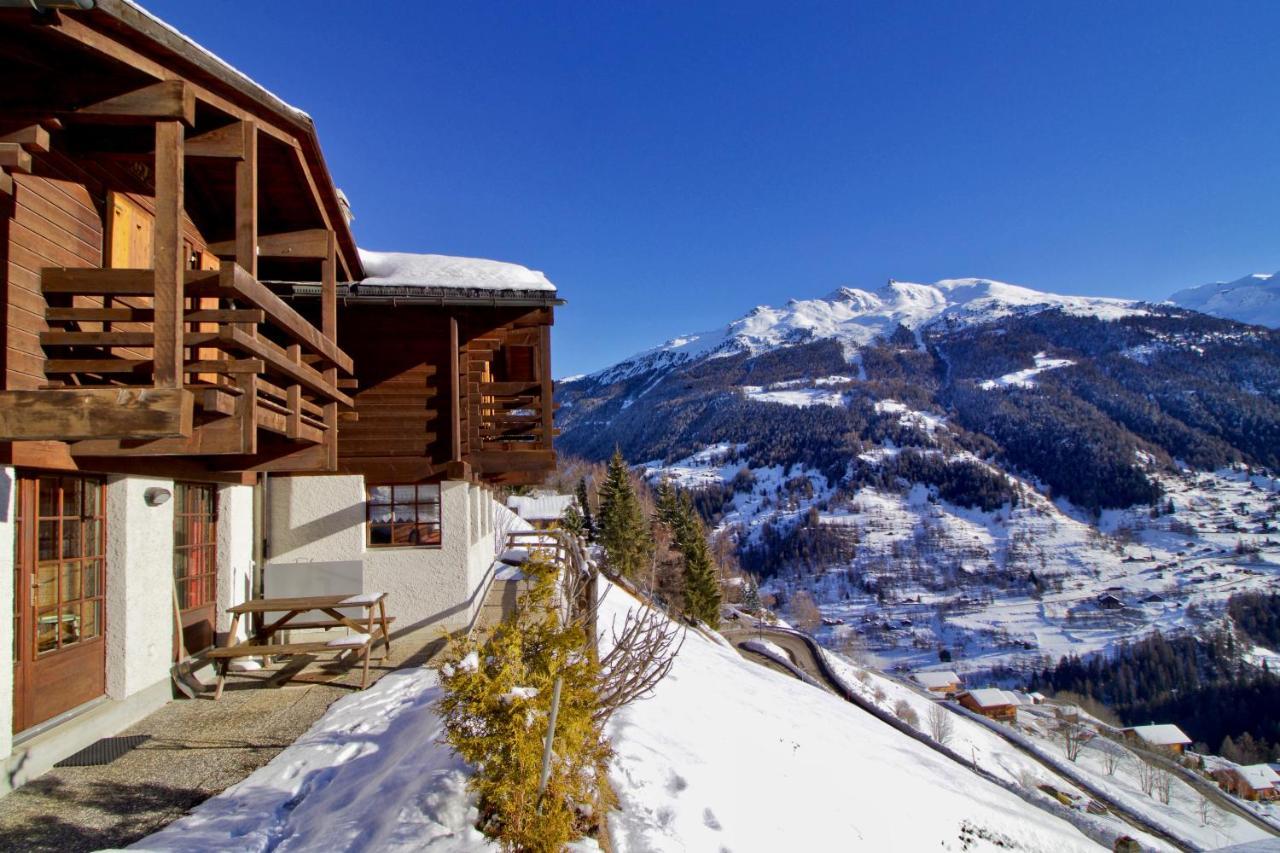 Chalet Abraxas With Astonishing View - Grimentz Villa Bagian luar foto