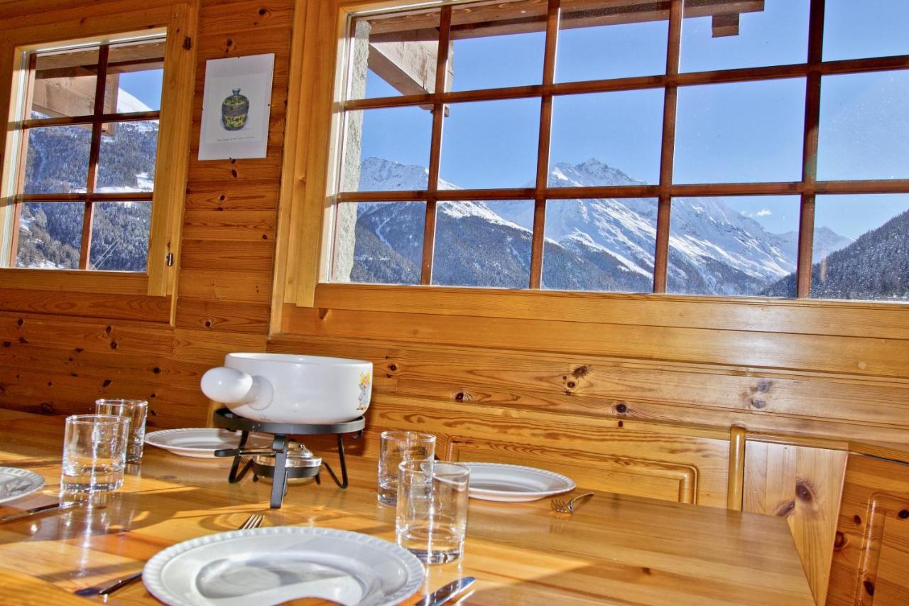 Chalet Abraxas With Astonishing View - Grimentz Villa Bagian luar foto