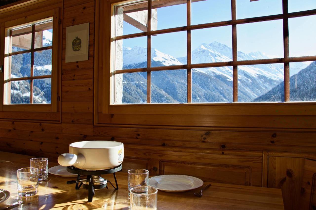 Chalet Abraxas With Astonishing View - Grimentz Villa Bagian luar foto