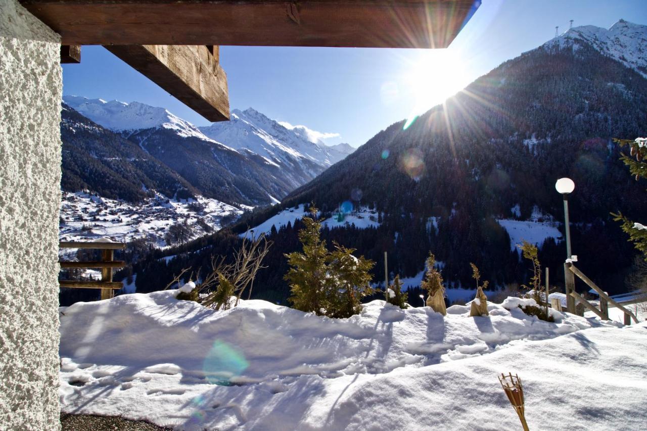 Chalet Abraxas With Astonishing View - Grimentz Villa Bagian luar foto