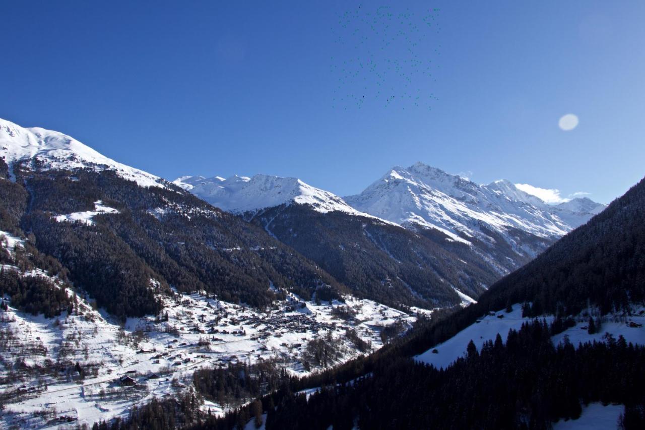 Chalet Abraxas With Astonishing View - Grimentz Villa Bagian luar foto