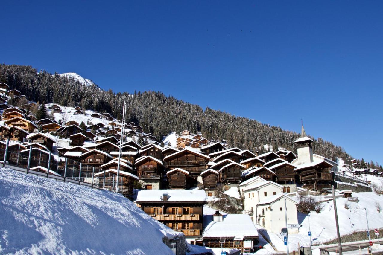 Chalet Abraxas With Astonishing View - Grimentz Villa Bagian luar foto